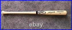 Anthony Volpe New York Yankees Signed Blonde Rawlings Pro Bat Fanatics Auth