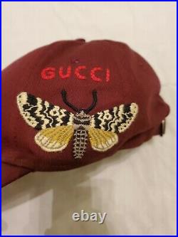 Authentic Gucci New York Yankees Butterfly Embroidery Baseball Hat Cap NY Patch