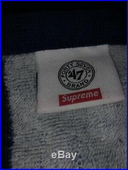 Authentic Supreme x 47 New York Yankees Hand Towel SS15 Navy