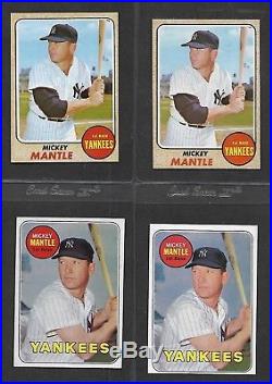 Awesome Cigar Box Find (24) 1952-1969 Mickey Mantle Baseball Cards High End