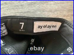 Ay El Ay En New York Yankees Air-Brush Black Fitted Size 7
