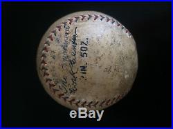 BABE RUTH Autographed 1927 Baseball New York Yankees PSA A99036