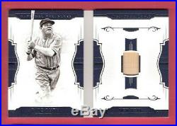 BABE RUTH GAME USED BAT CARD #d30/49 2018 NATIONAL TREASURES LEGENDS BOOKLET NY