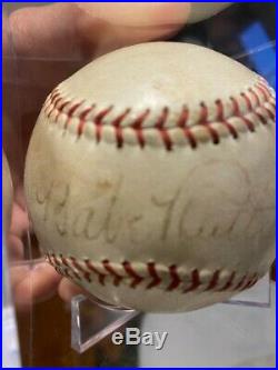 Babe Ruth Autograph Single Signed baseball