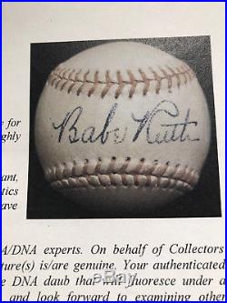 Babe Ruth Autographed Baseball