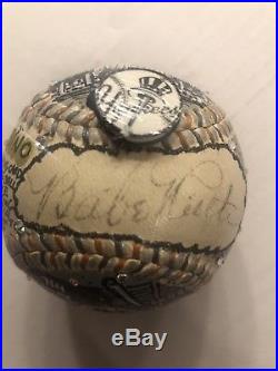 Babe Ruth Autographed Baseball 1/1 Only One In Existence Charles Fazzino Artwork