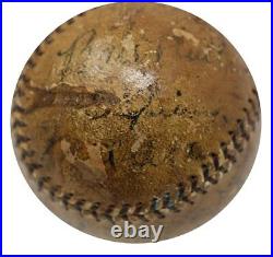 Babe Ruth Lou Gehrig & Mel Ott Signed 1933 New York Yankees Baseball JSA COA