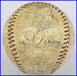 Babe Ruth & Lou Gehrig Signed Baseball JSA LOA #B23474