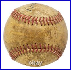 Babe Ruth New York Yankees Single Signed Baseball PSA LOA D71134