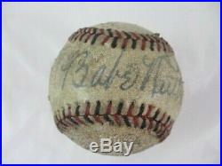 Babe Ruth Original Autograph Single Signed Baseball COMES WITH COA HiSTORICAL