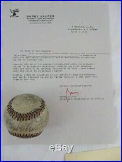 Babe Ruth Original Autograph Single Signed Baseball COMES WITH COA HiSTORICAL