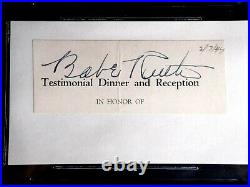 Babe Ruth Signed Autograph Beckett (bas) Certified Auto Hof Ny Yankees Jsa Loa