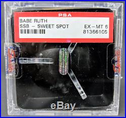 Babe Ruth Signed Baseball SSB Sweet Spot Graded PSA 6 AUTO 7