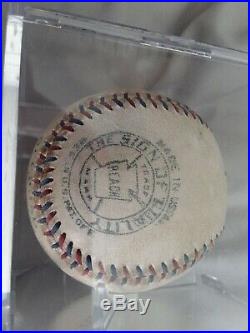 Babe Ruth Single Signed American League Baseball. Sealed but no COA