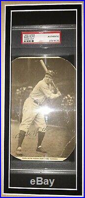 Babe Ruth Single Signed Autographed Baseball JSA No. B489864/ W554 Card/ 14 Bat