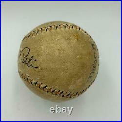 Beautiful Babe Ruth Single Signed Baseball With PSA DNA & JSA COA Bold Signature