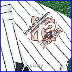 Bernie Williams 1998 New York Yankees Yankee Stadium 75th Cooperstown Jersey