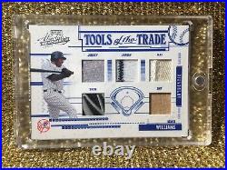 Bernie williams 2005 tools of trade new york yankees game used jersey bat patch