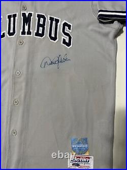 Betlin Steiner New York Yankees Derek Jeter Columbus Clippers Sz L gift jersey