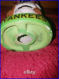 Black Face New York Yankee Bobbin Head Nodder. 2nd Rarest In Existance. Gem Mint