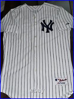 CC Sabathia #52 New York Yankees Authentic On-Field Majestic Home Jersey 48/XL
