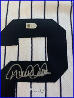 DEREK JETER Autographed New York Yankees Authentic Home Jersey Fanatics