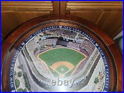 Danbury Mint New York Yankees Stadium End Table Stadium Wood Drawer 2006 MANCAVE