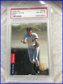 Derek Jeter 1993 Upper Deck SP Foil PSA 8 NM/MT Rookie Card $650.00