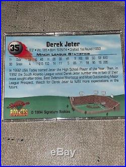 Derek Jeter 1994 Authentic Signature Rookies / Rc / Autograph / Auto / Numbered