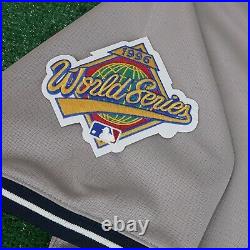 Derek Jeter 1996 New York Yankees Cooperstown Men's Grey World Series Jersey