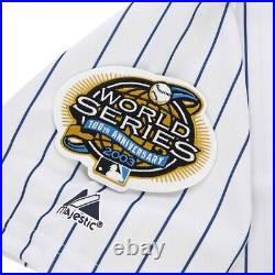 Derek Jeter 2003 New York Yankees World Series White Home Men's Jersey (S-3XL)