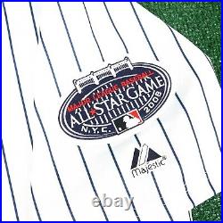 Derek Jeter 2008 New York Yankees Men's Home White Jersey with All Star Patch