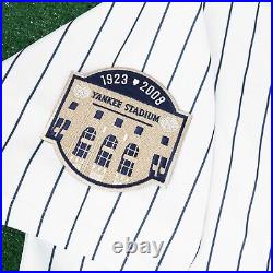 Derek Jeter 2008 New York Yankees Men's Home White Jersey with All Star Patch