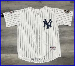 Derek Jeter 2009 New York Yankees World Series Cooperstown Jersey Men's Large