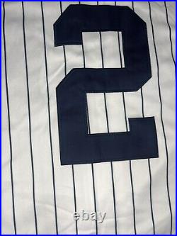 Derek Jeter 2009 New York Yankees World Series Cooperstown Jersey Men's Large