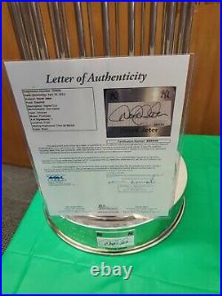 Derek Jeter Autographed 2000 New York Yankees World Series Trophy