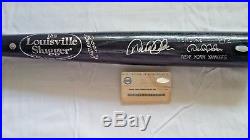 Derek Jeter Autographed Bat MLB & Steiner Holo COA Game Model P72 NY Yankees