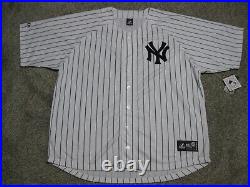 Derek Jeter New York Yankees Big & Tall Majestic 2009 Pinstripe Replica Jersey