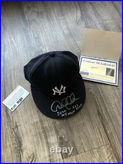 Derek Jeter New York Yankees LE 1/5 Autographed Signed Cap / Hat MLB STEINER COA