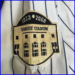Derek Jeter Signed 2008 Yankees Stadium Final Season New York Yankees Jersey