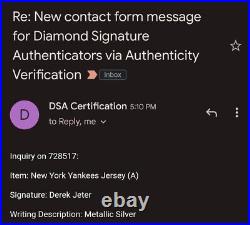 Derek Jeter Signed Framed Jersey Authenticated + COA New York Yankees