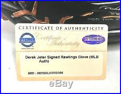 Derek Jeter Signed Rawlings Glove Steiner Sports Cert MLB New York Yankees