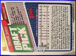 Derek Jeter Topps Gold 1992 Draft Pick Rookie Card
