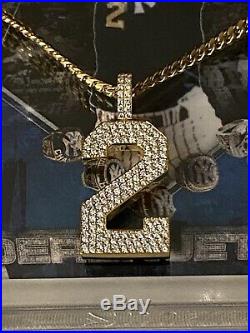 Derek Jeter Topps Project 2020 Ben Baller 18 Karat Gold VS Clarity Diamond Chain