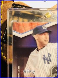 Derek Jeter True 1/1 Stamp of Approval Cut Auto Patch 2018 Topps Tribute Yankees