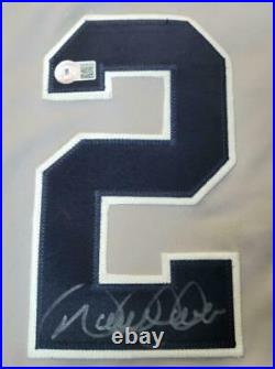 Derek Jeter autograph signed New York Yankees 2009 WS Jersey Beckett BAS COA