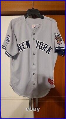 Don Mattingly New York Yankees Rawlings Road Gray Authentic Jersey Size 46