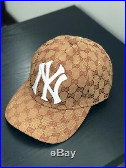 GUCCI NY New York Yankees Supreme Baseball cap hat