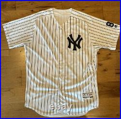Gary Sanchez Authentic Majestic Flex Base New York Yankees Jersey Size XL 48