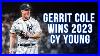 Gerrit Cole Wins His First Cy Young Award New York Yankees